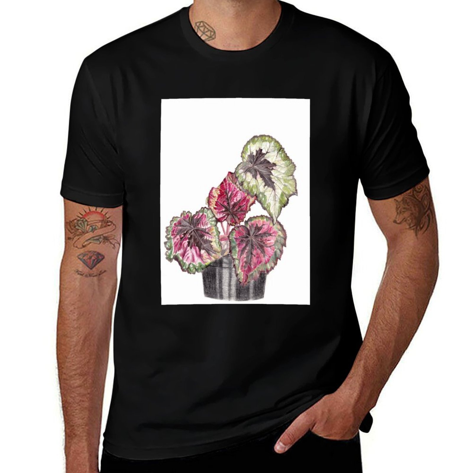 Begonia Rex - Begonia Rex T-Shirt Simple Graphic Design
