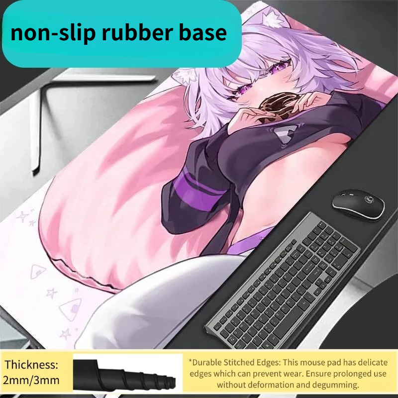 Gaming Mouse Pad, Large Desk M - Tradescantia Purple avis et prix