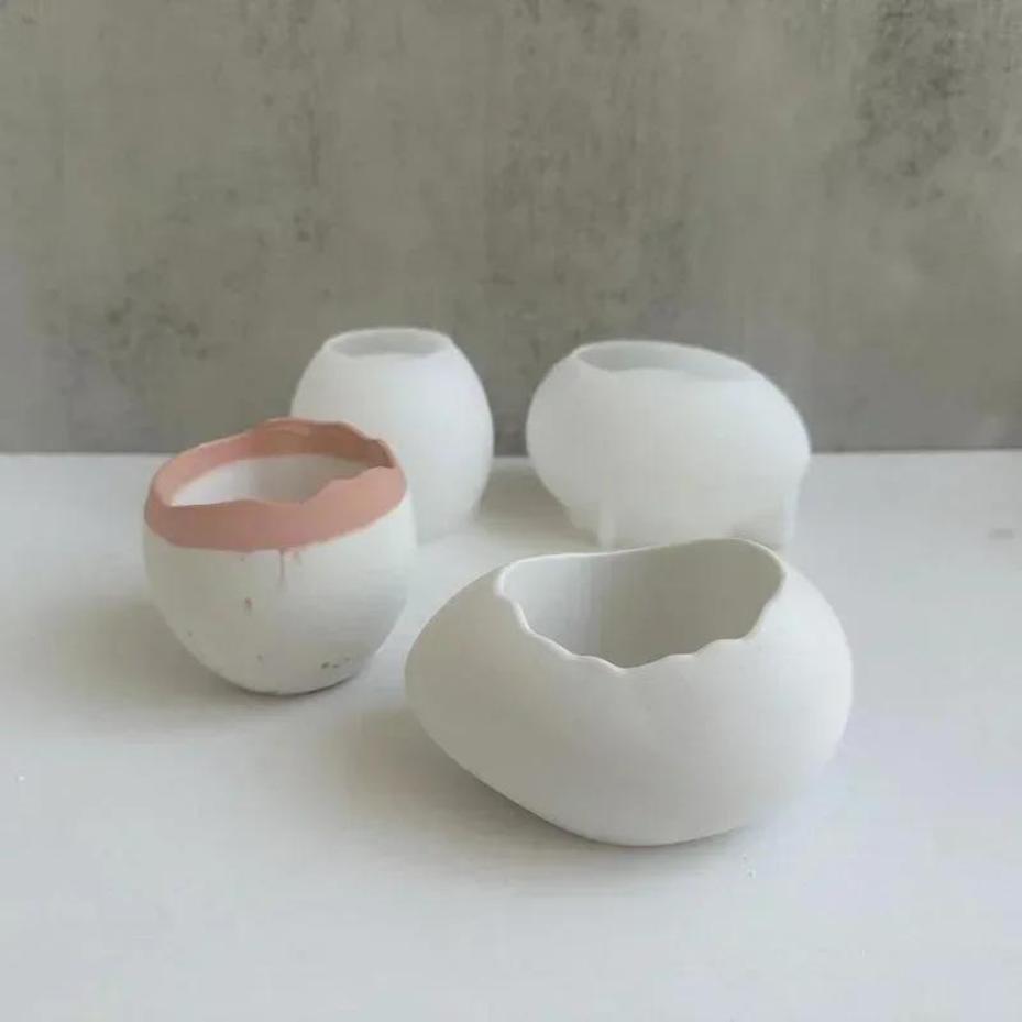 Plaster Handmade Mold Egg-shap - Echeveria Succulent avis et prix