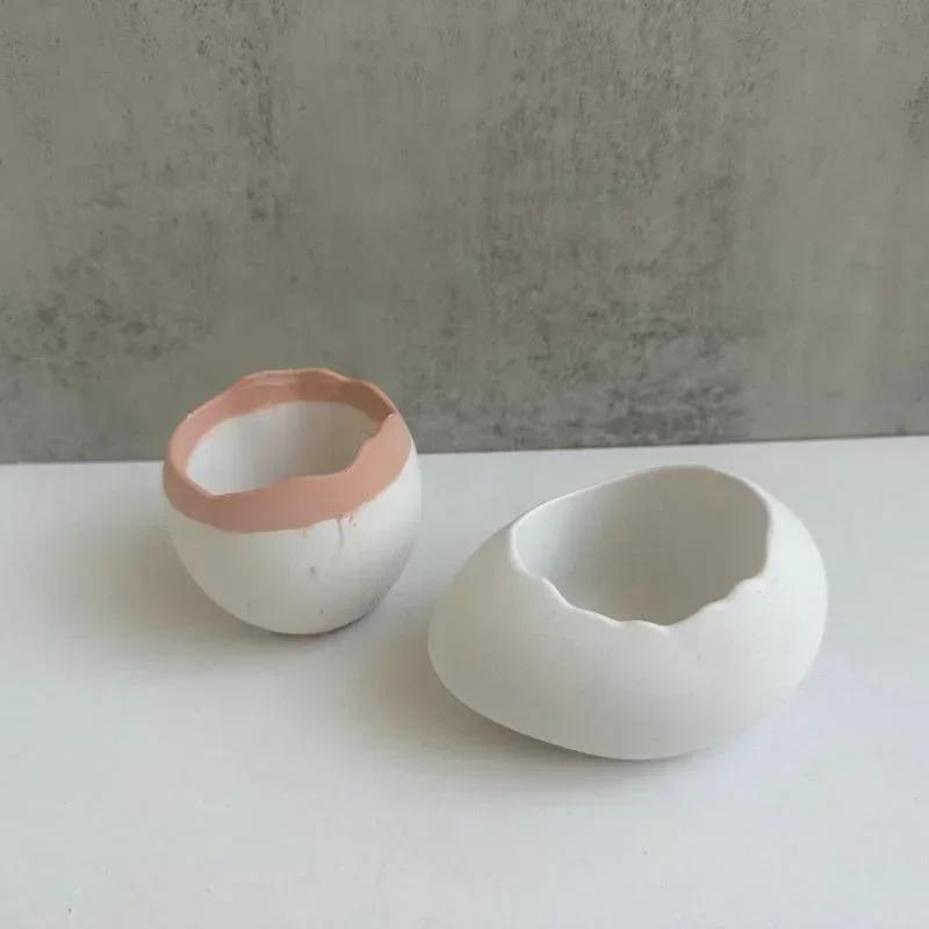 Plaster Handmade Mold Egg-shap - Echeveria Succulent avis et prix