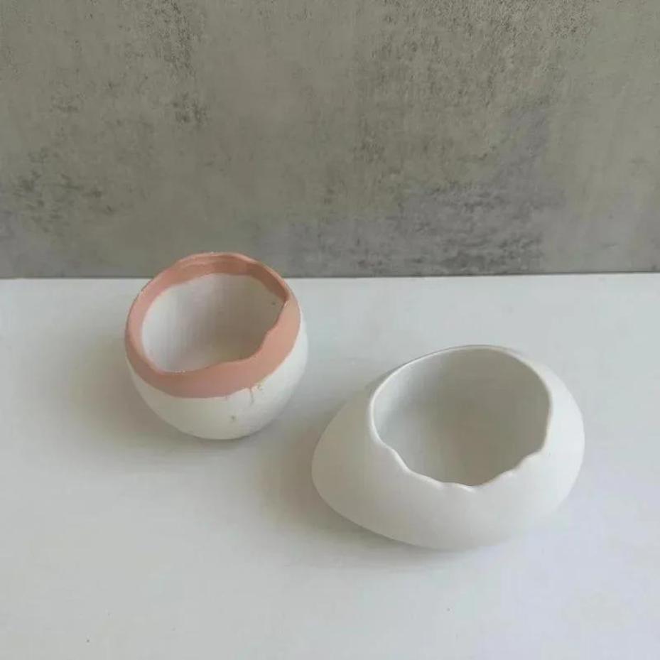 Plaster Handmade Mold Egg-shap - Echeveria Succulent avis et prix