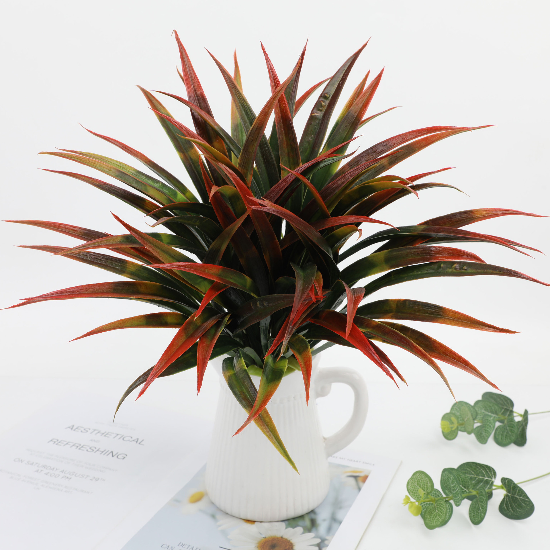 3PCSArtificial Gladiolus Grass - Dracaena Marginata avis et prix