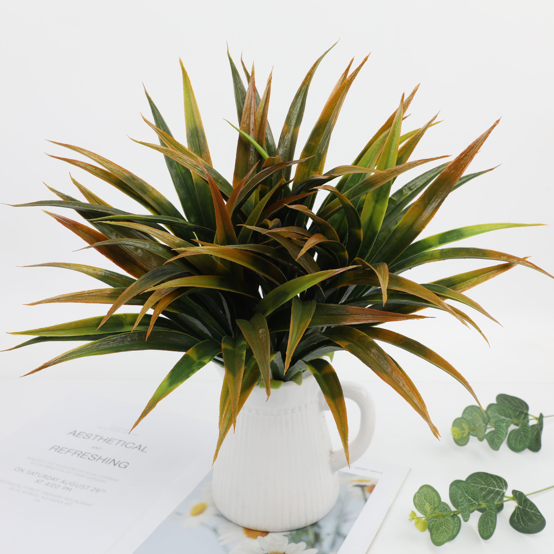 3PCSArtificial Gladiolus Grass - Dracaena Marginata avis et prix