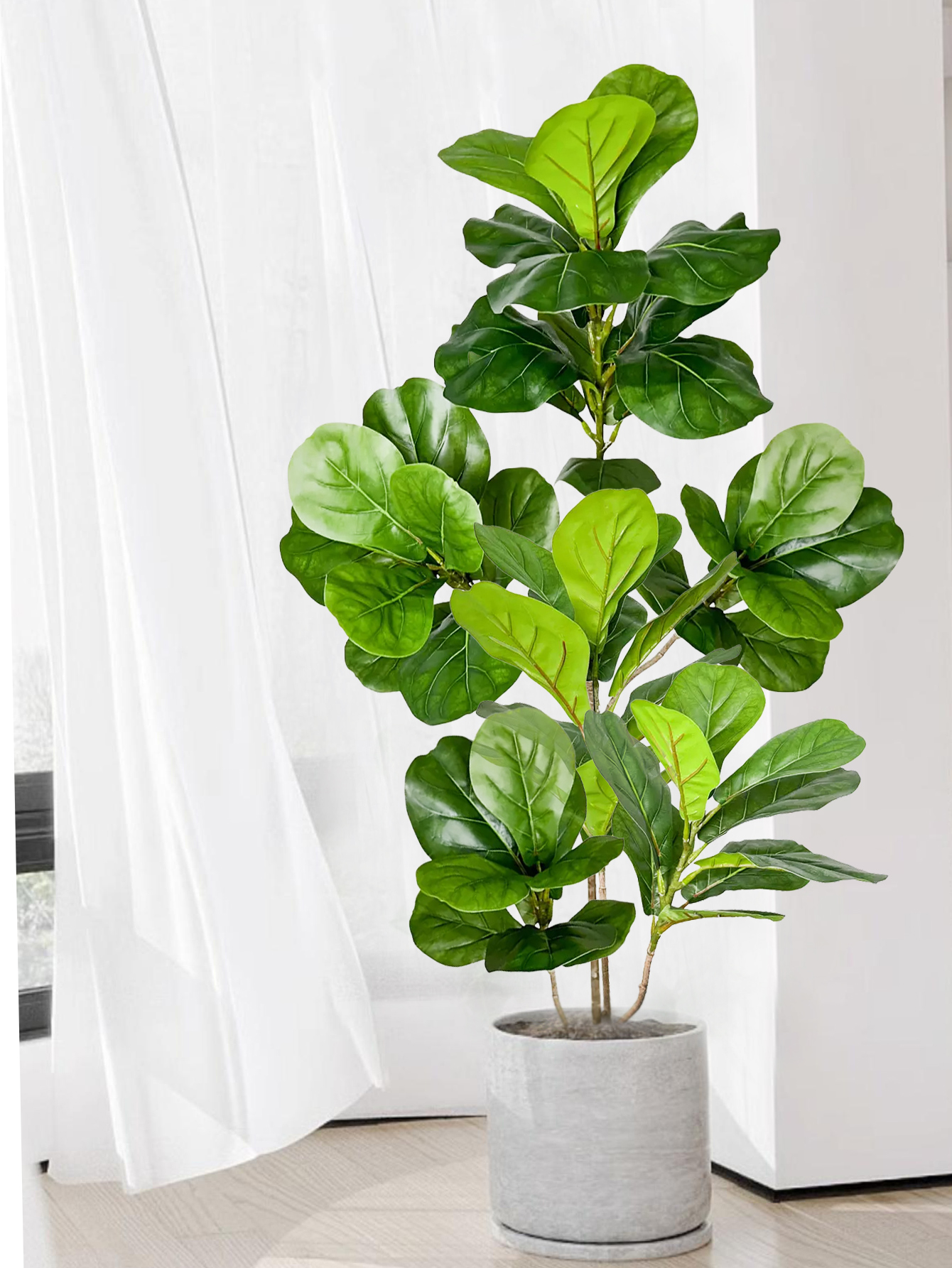 70-135cm Large Artificial Ficu - Ficus Lyrata Tree avis et prix