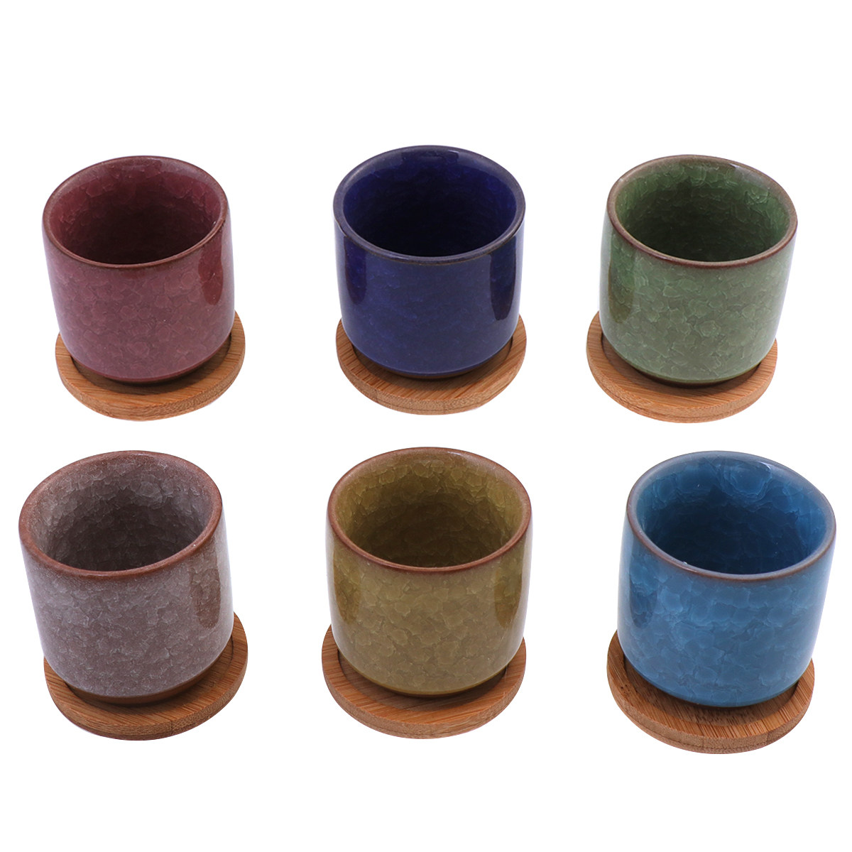 Mini Cracked Glaze Ceramic Pot - Aloe Vera Pot avis et prix