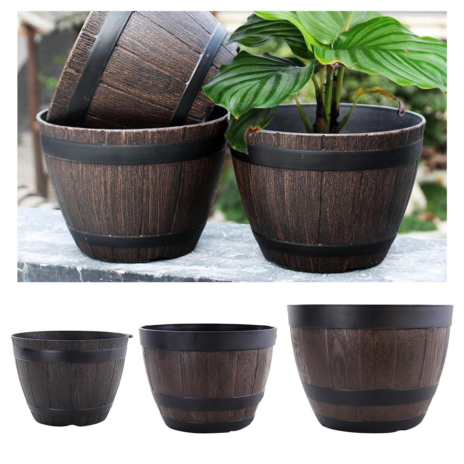 Barrel Planter Pot Large - Res - Aloe Vera Pot avis et prix