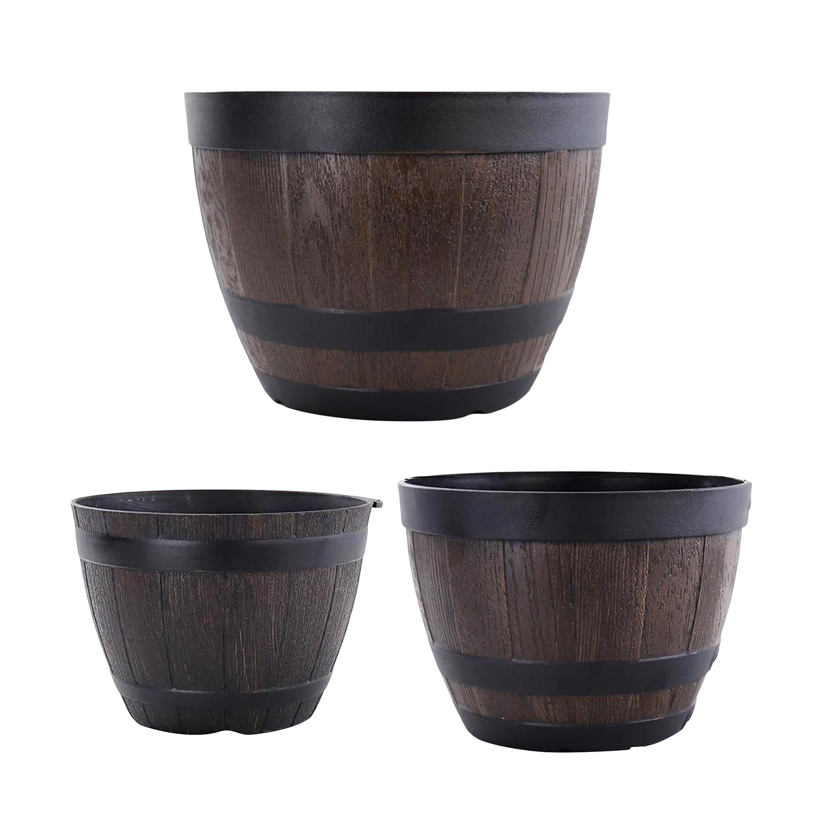 Barrel Planter Pot Large - Res - Aloe Vera Pot avis et prix