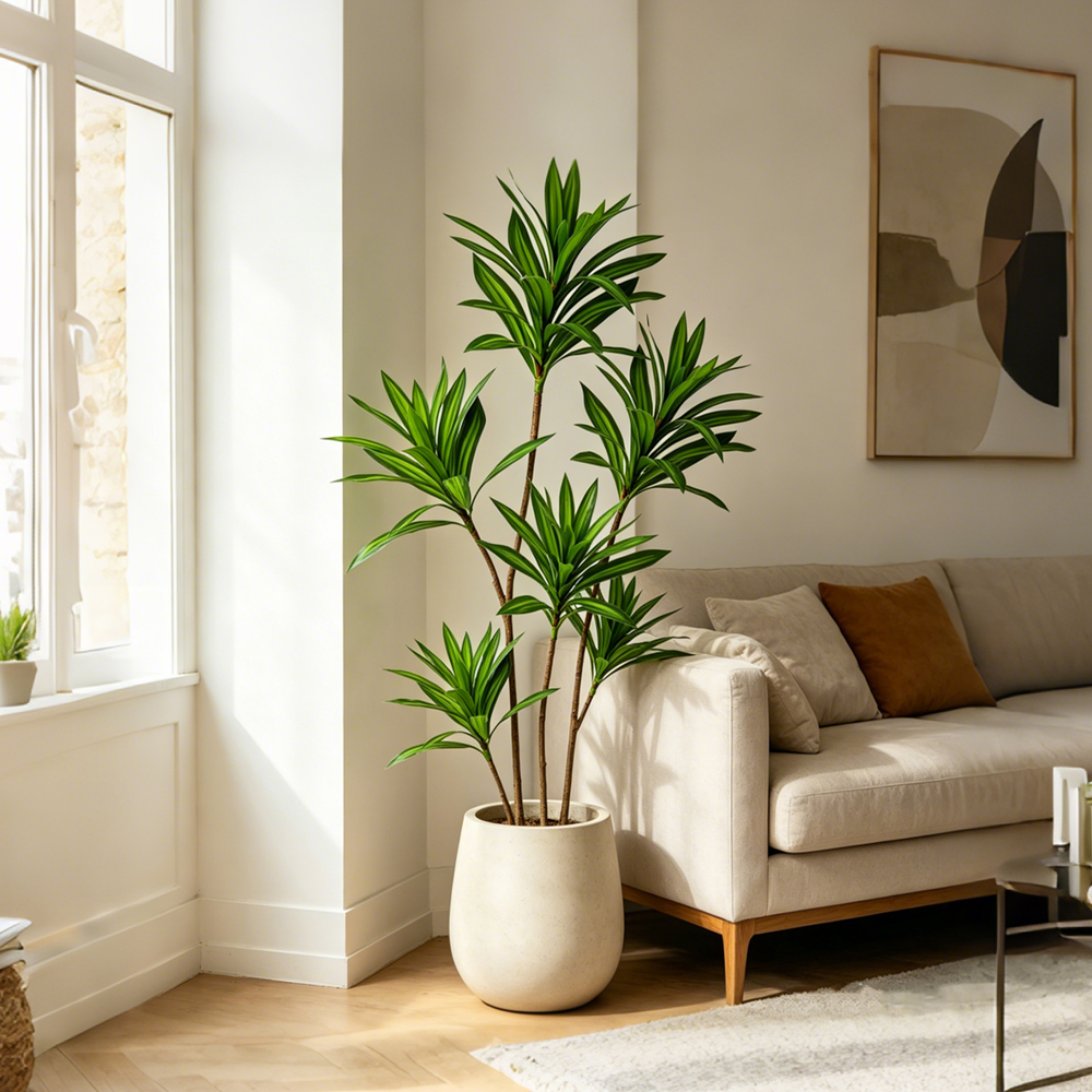 66-98cm Large Artificial Palm  - Dracaena Marginata avis et prix