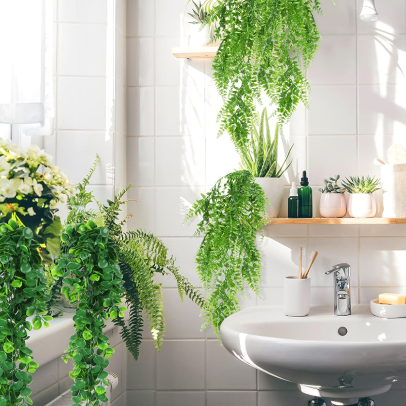 90cm Artificial Plant Vine Hom - Pilea Peperomioides avis et prix