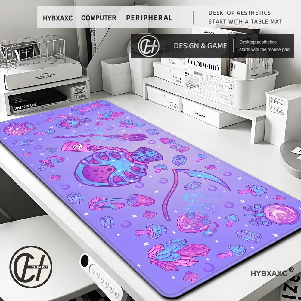Cute Kawaii Goth Mouse pad XL  - Tradescantia Purple avis et prix