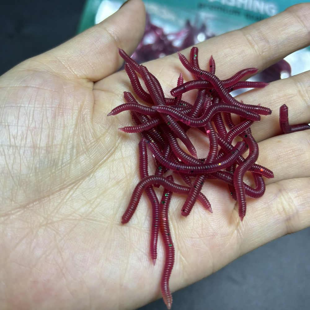 100-200pcs Soft Lure Bass Brea - Aglaonema Red avis et prix