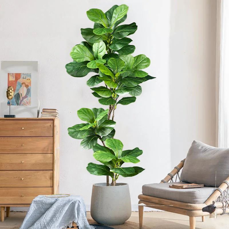 2-4.9FT Large Artificial Ficus - Ficus Lyrata Tree avis et prix