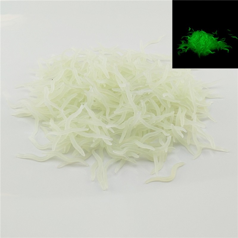 60pcs 4cm Fishing Silicone Lum - Aglaonema Red avis et prix