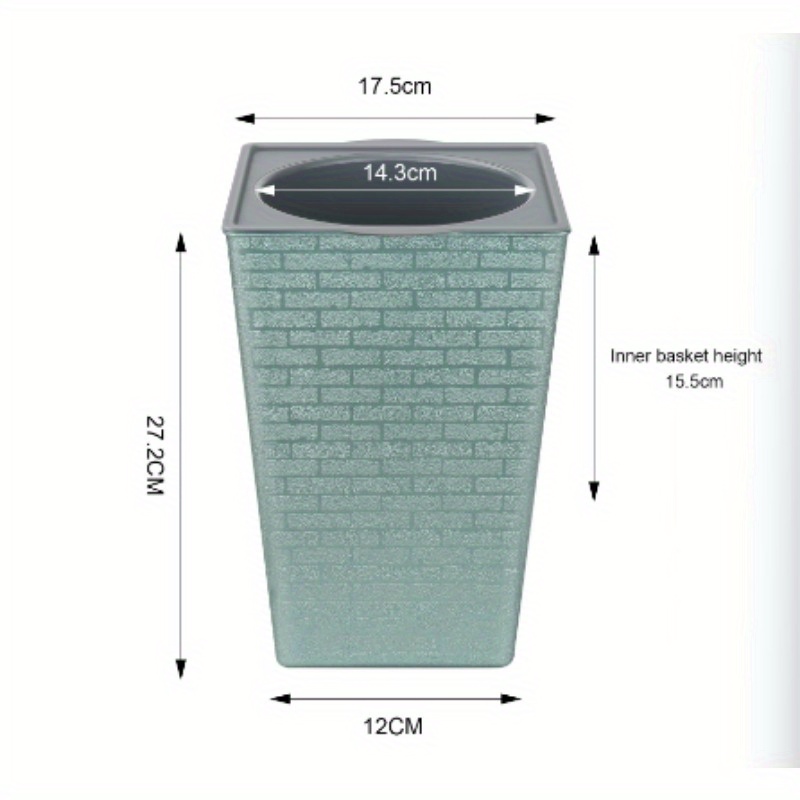 Plastic Brick Pattern Flowerpo - Pilea Peperomioides avis et prix