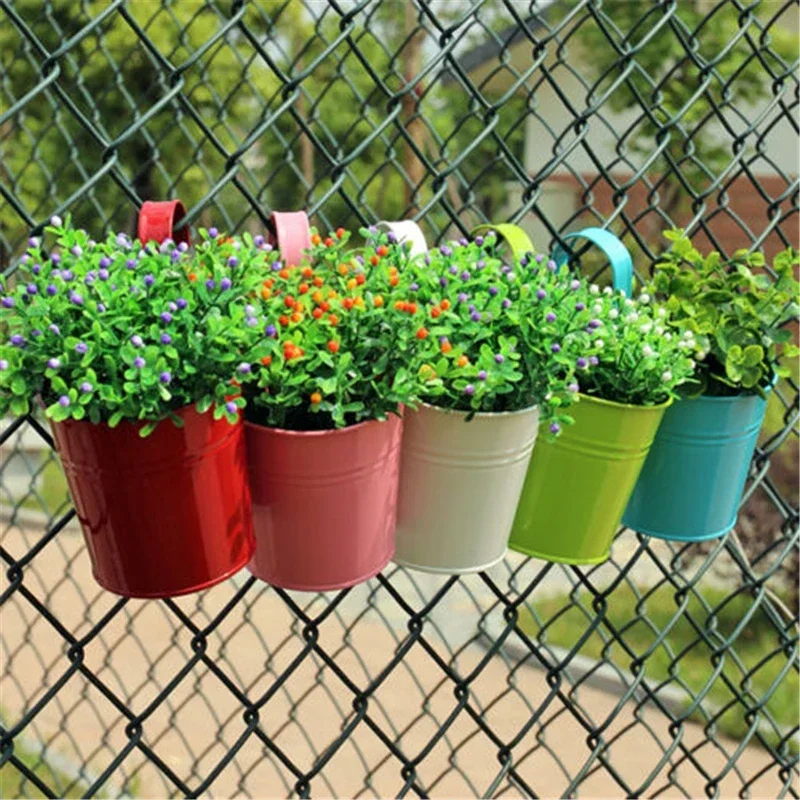 10 Colors Metal Iron Flower Wa - Pilea Peperomioides avis et prix