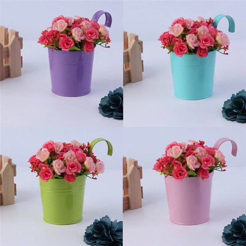10 Colors Metal Iron Flower Wa - Pilea Peperomioides avis et prix